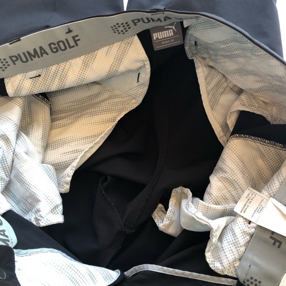 Puma SE Golf Way 1 Men’s Size W34/L32 Black Dri-Fit Golf Activewear Pants - Picture 4 of 16